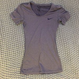 Gray nike top